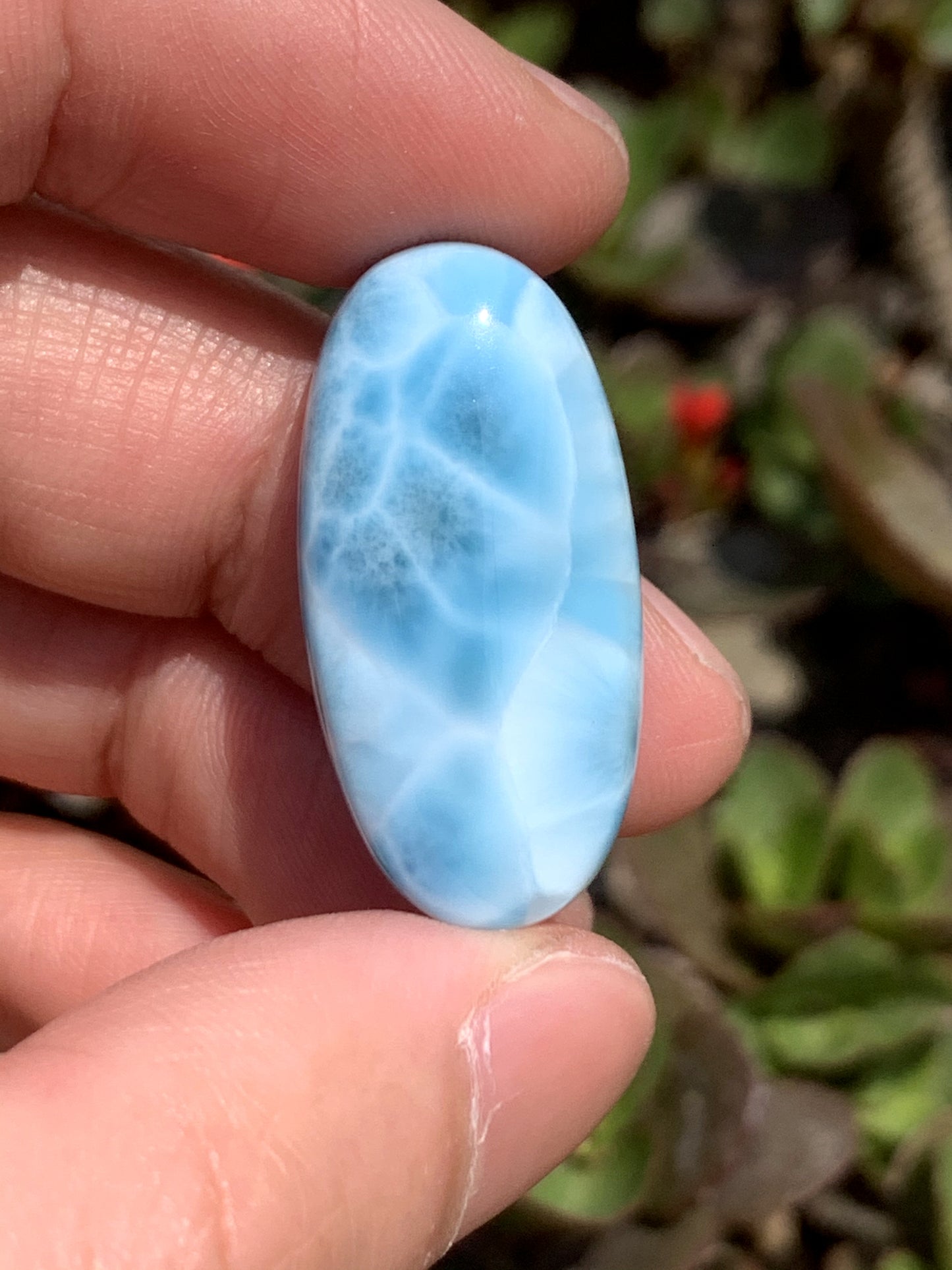 AAAA Natural Authentic Dominican Larimar Pendant,Gems Jewelry,Gems Pendant,Crystal Pendant,ET412