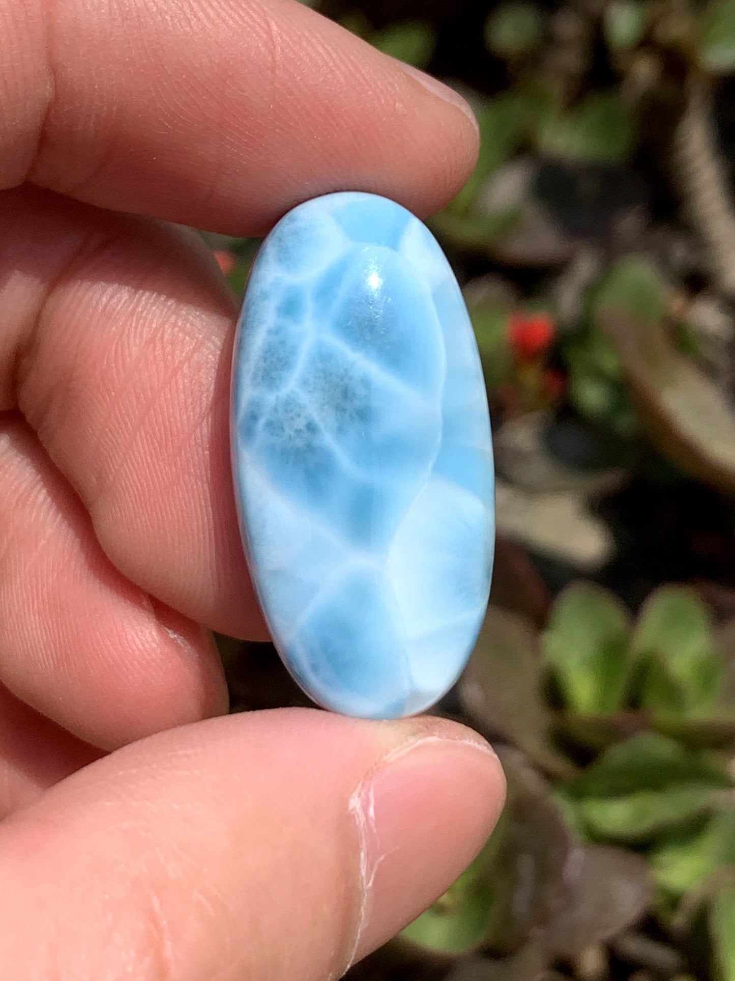 AAAA Natural Authentic Dominican Larimar Pendant,Gems Jewelry,Gems Pendant,Crystal Pendant,ET412