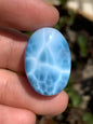 AAAA+ Natural Authentic Dominican Larimar Pendant,Gems Jewelry,Gems Pendant,Crystal Pendant,ET414