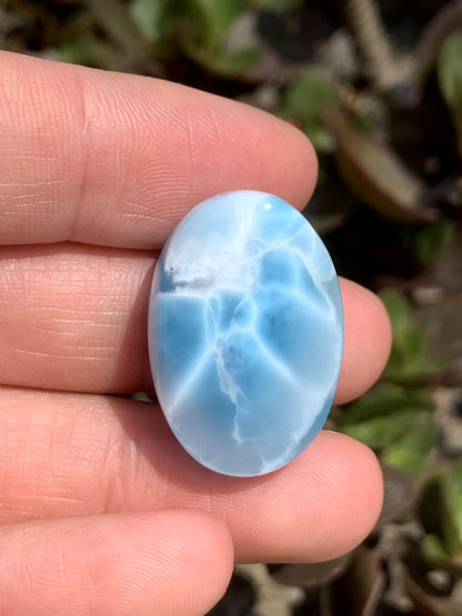 AAAA+ Natural Authentic Dominican Larimar Pendant,Gems Jewelry,Gems Pendant,Crystal Pendant,ET414