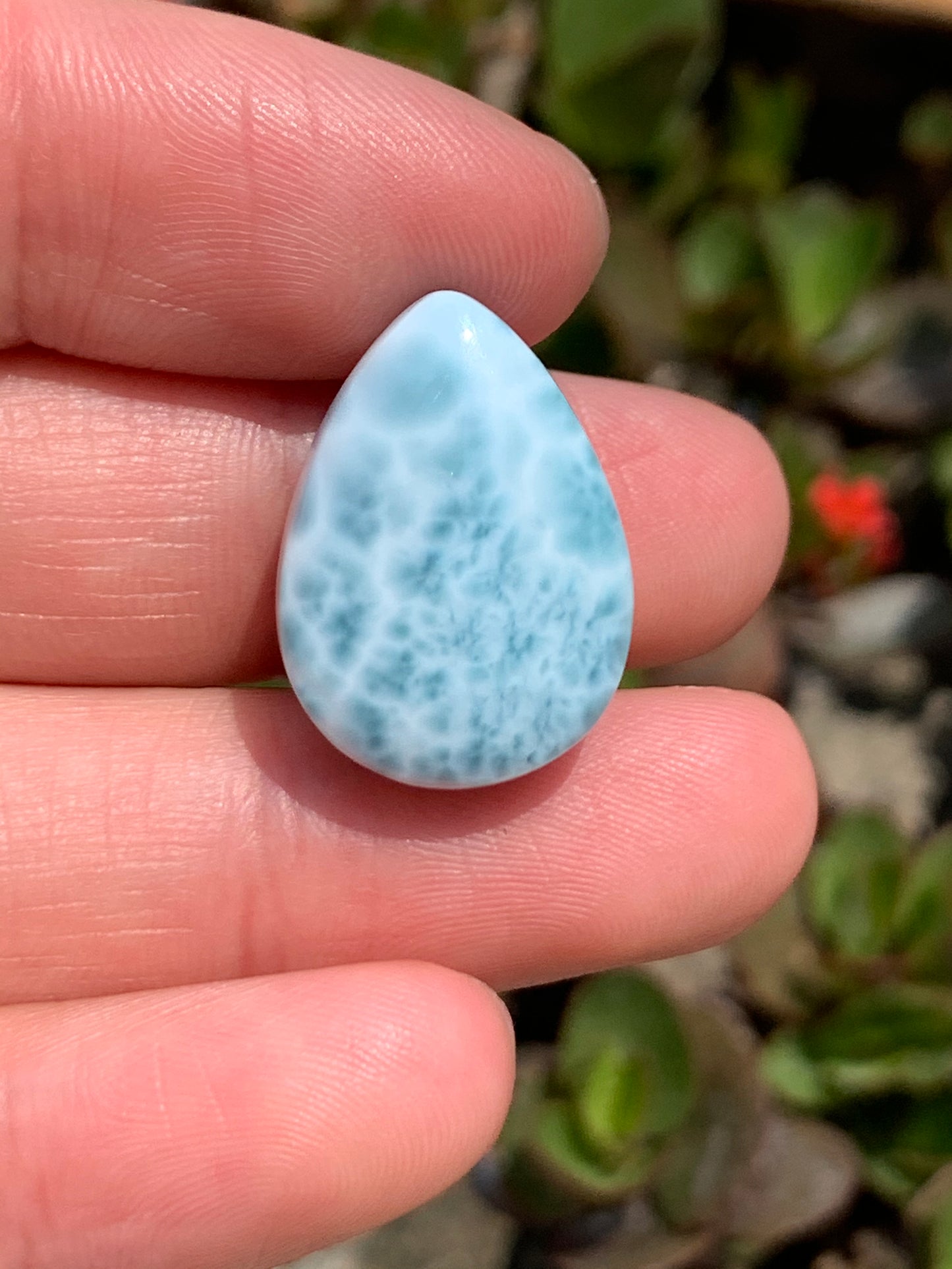 AAA Natural Authentic Dominican Larimar Pendant,Gems Jewelry,Gems Pendant,Crystal Pendant,ET418