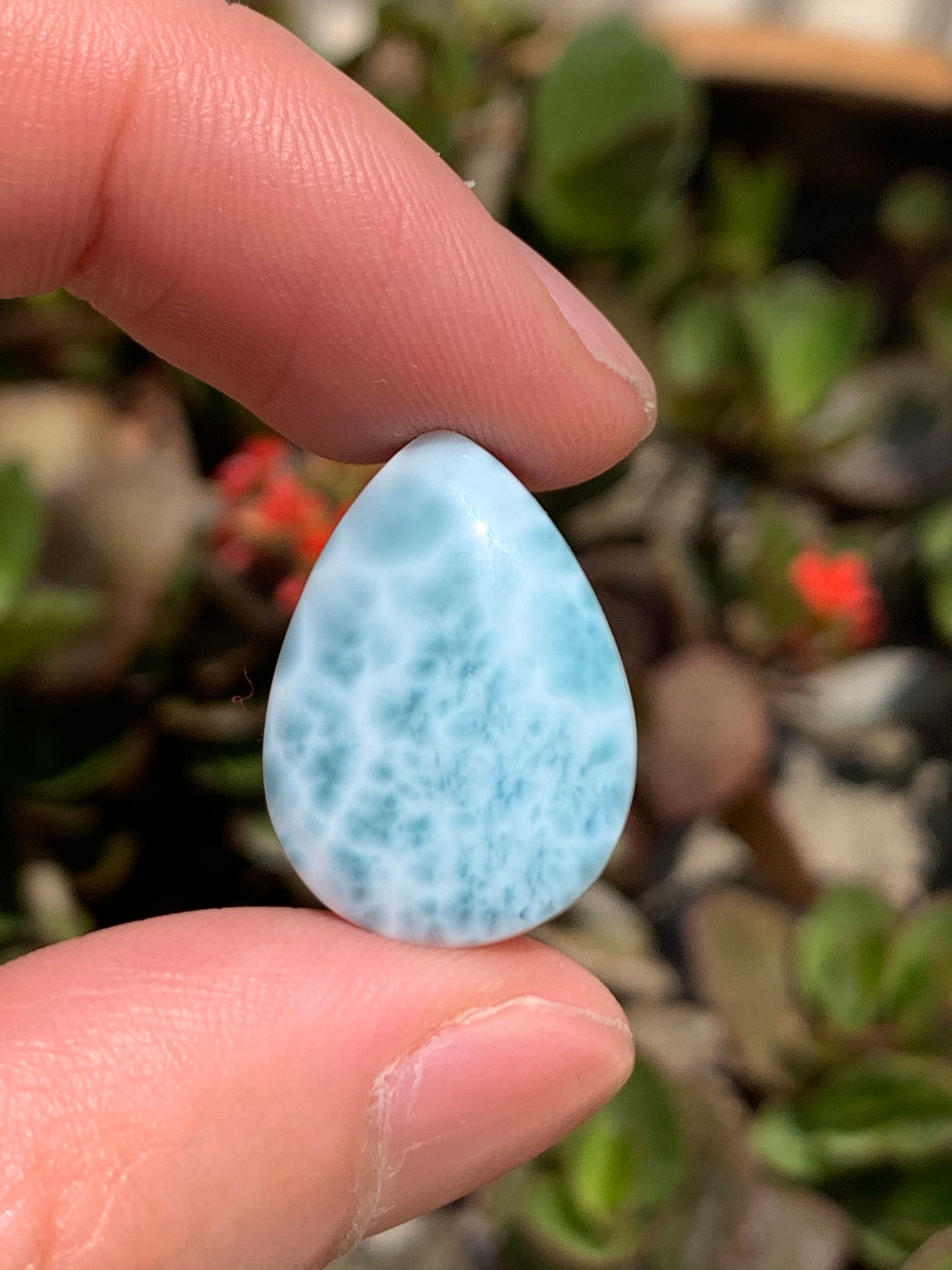 AAA Natural Authentic Dominican Larimar Pendant,Gems Jewelry,Gems Pendant,Crystal Pendant,ET418