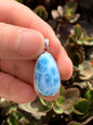 AAAA+ Natural Authentic Dominican Larimar Pendant,Gems Jewelry,Gems Pendant,Crystal Pendant,ET422