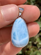 AAA+ Natural Authentic Dominican Larimar Pendant,Gems Jewelry,Gems Pendant,Crystal Pendant,ET399