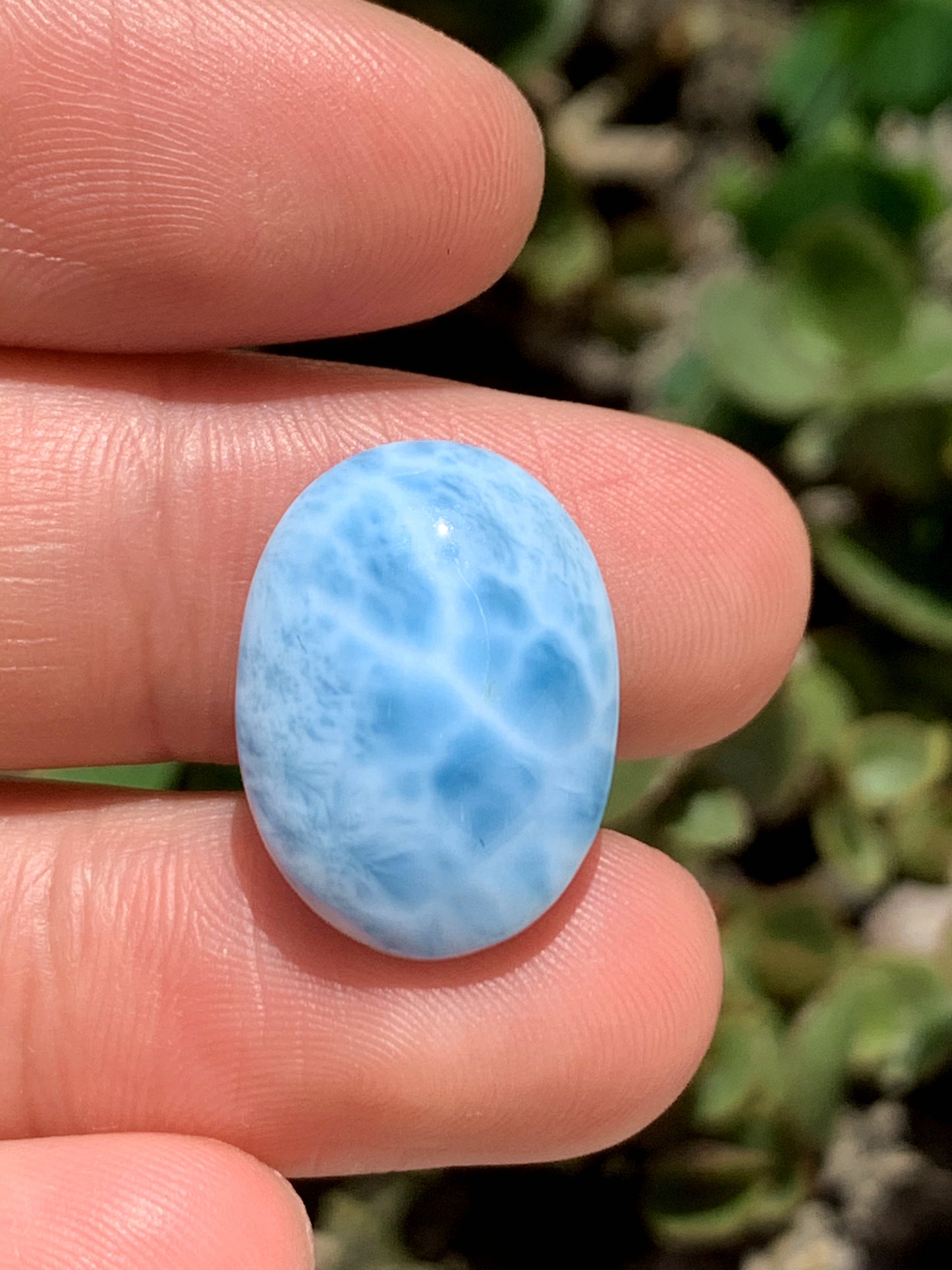 AAA+ Natural Authentic Dominican Larimar Pendant,Gems Jewelry,Gems Pendant,Crystal Pendant,ET439