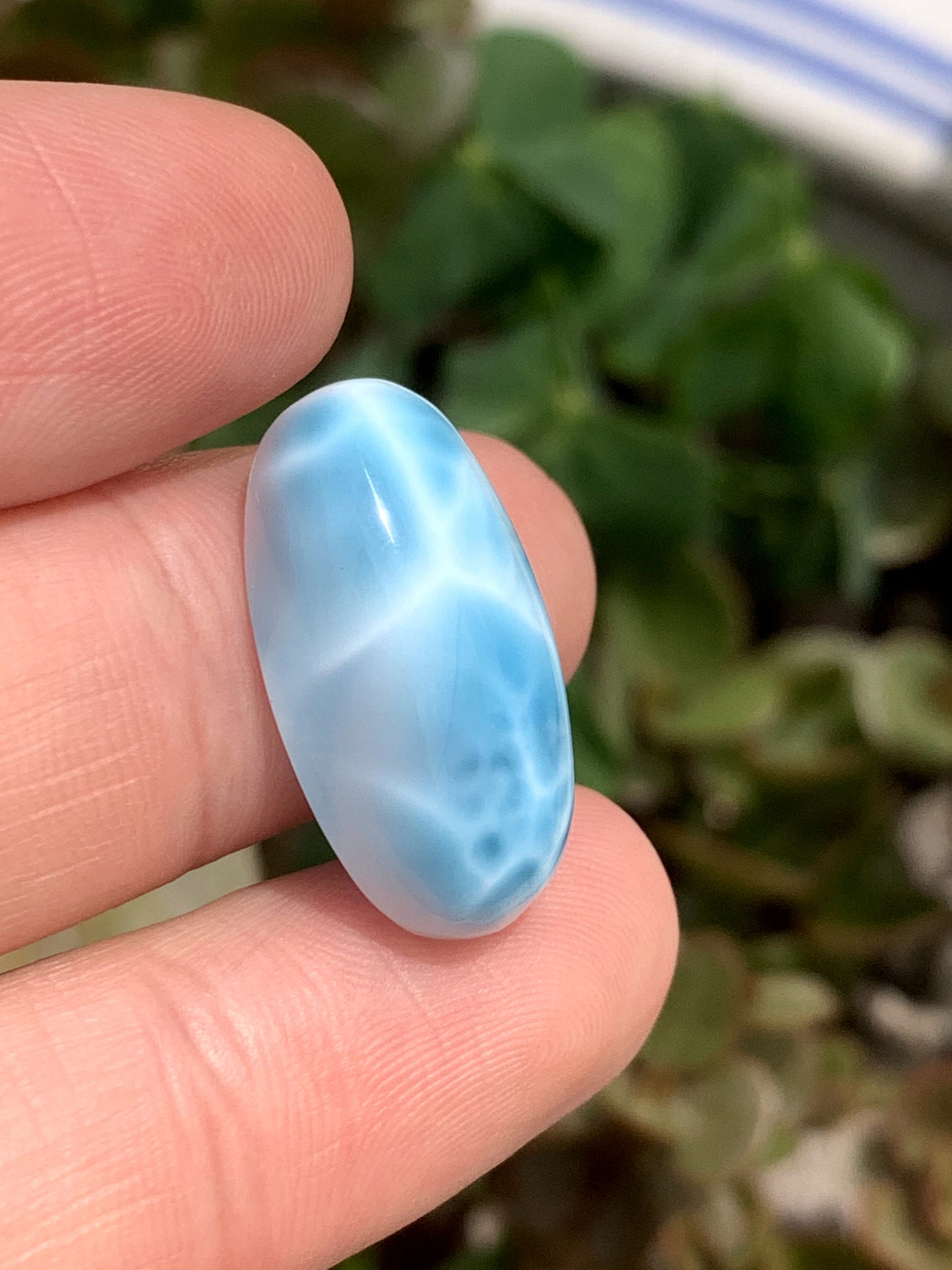 AAAA+ Natural Authentic Dominican Larimar Pendant,Gems Jewelry,Gems Pendant,Crystal Pendant,ET445