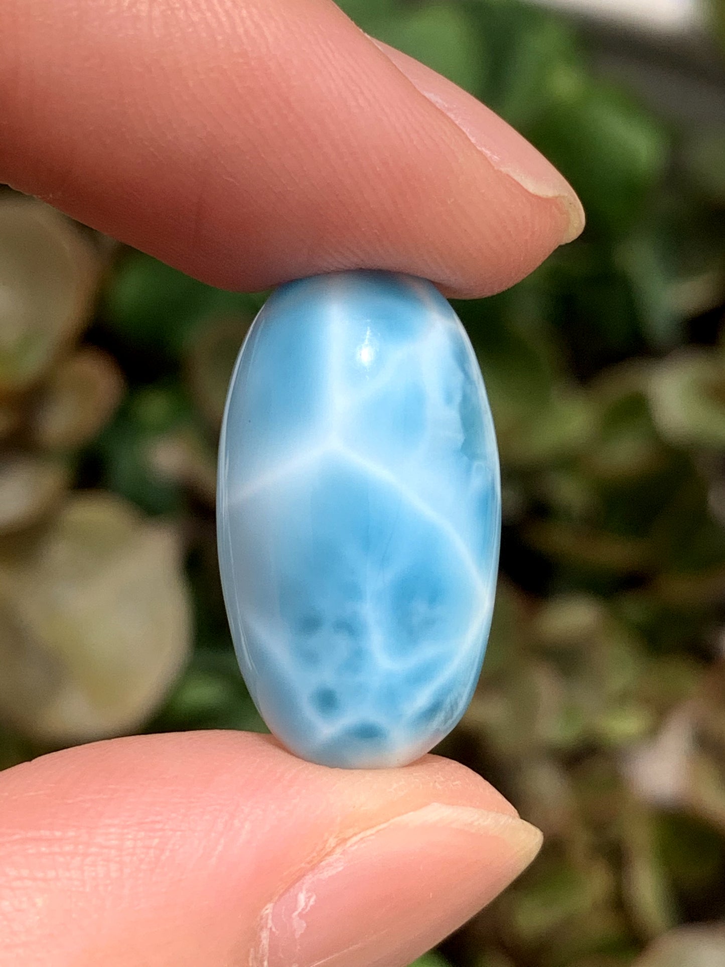 AAAA+ Natural Authentic Dominican Larimar Pendant,Gems Jewelry,Gems Pendant,Crystal Pendant,ET445