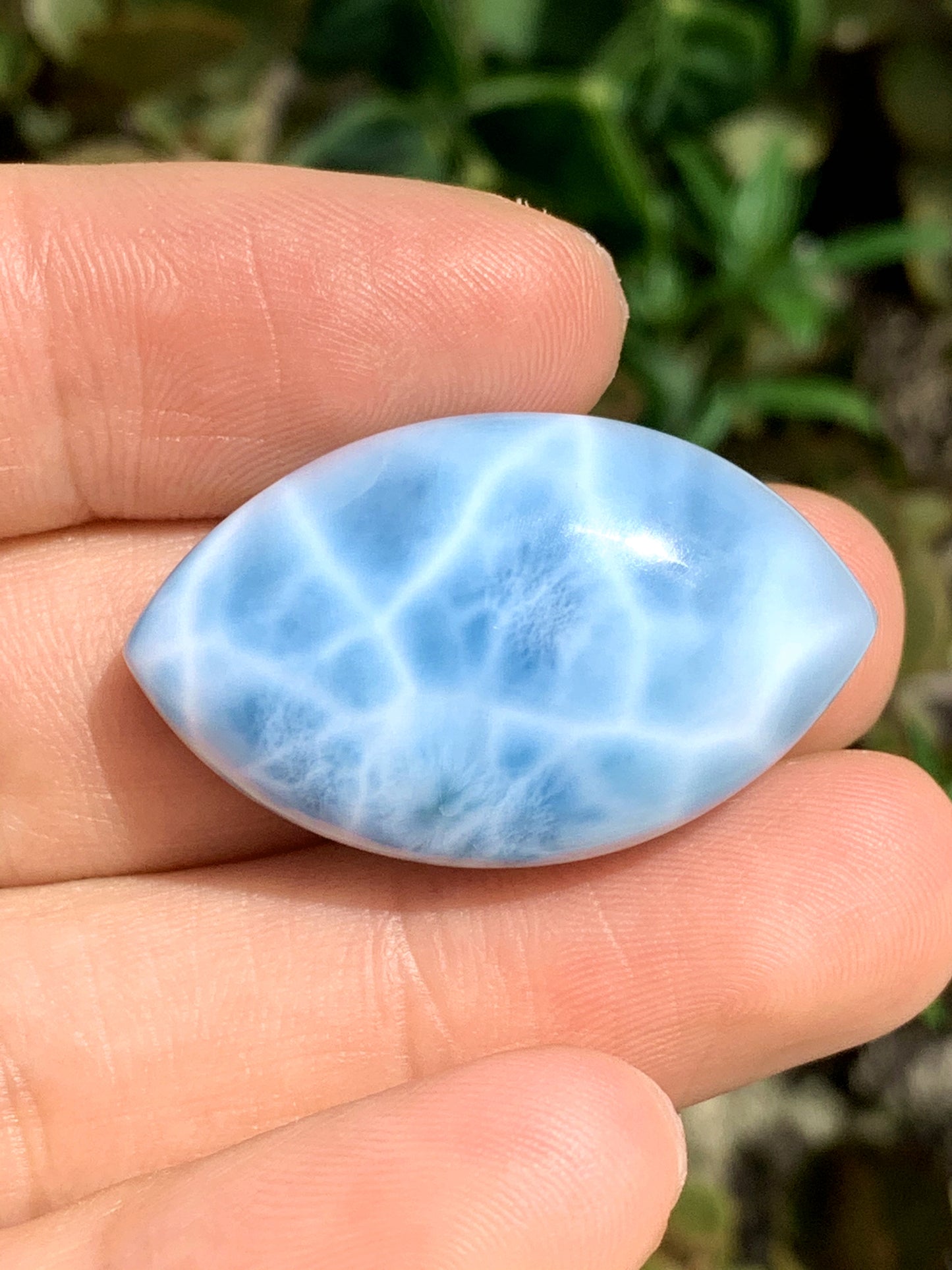 AAAA Natural Authentic Dominican Larimar Pendant,Gems Jewelry,Gems Pendant,Crystal Pendant,ET447