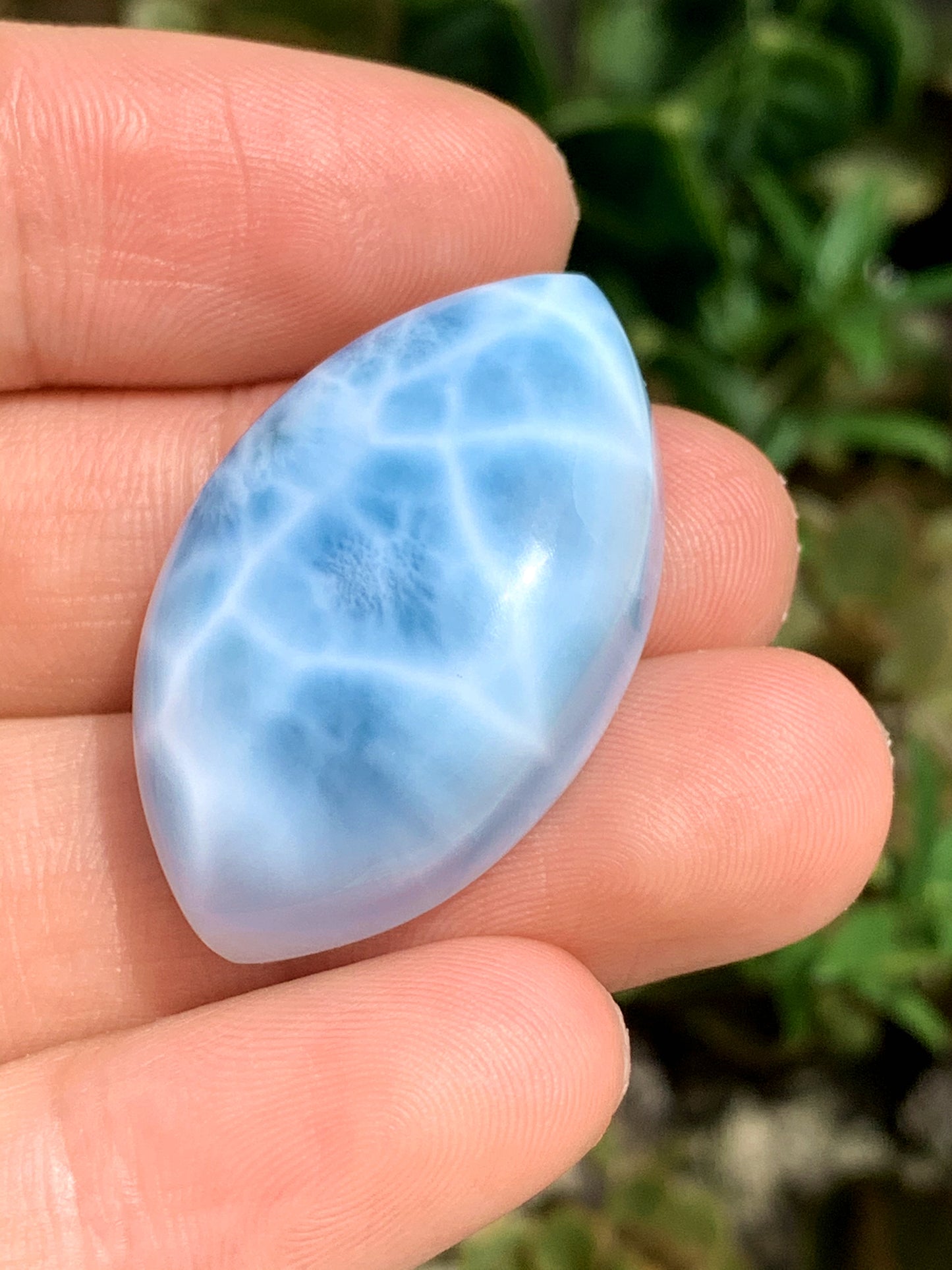 AAAA Natural Authentic Dominican Larimar Pendant,Gems Jewelry,Gems Pendant,Crystal Pendant,ET447