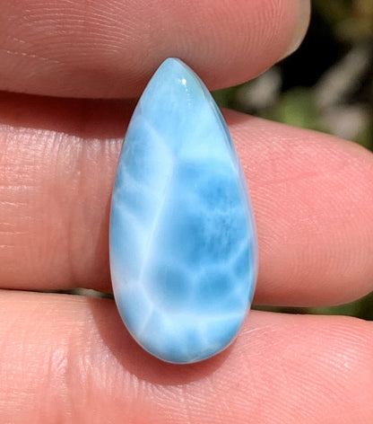 AAAA Natural Authentic Dominican Larimar Pendant,Larimar Necklace,Crystal Pendant,Gems Pendant ET301