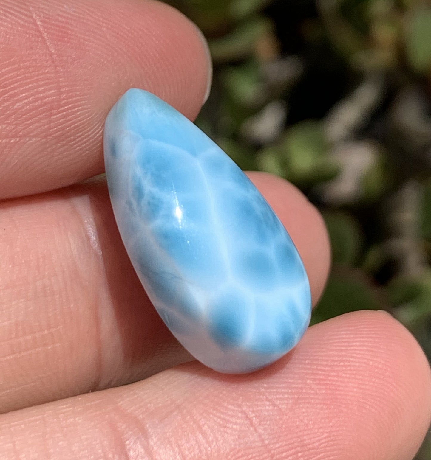 AAAA Natural Authentic Dominican Larimar Pendant,Larimar Necklace,Crystal Pendant,Gems Pendant ET301