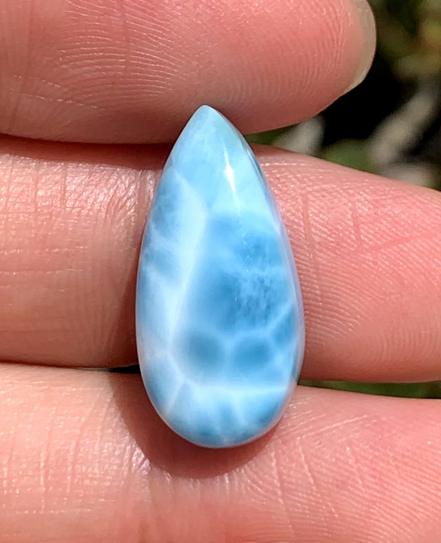 AAAA Natural Authentic Dominican Larimar Pendant,Larimar Necklace,Crystal Pendant,Gems Pendant ET301