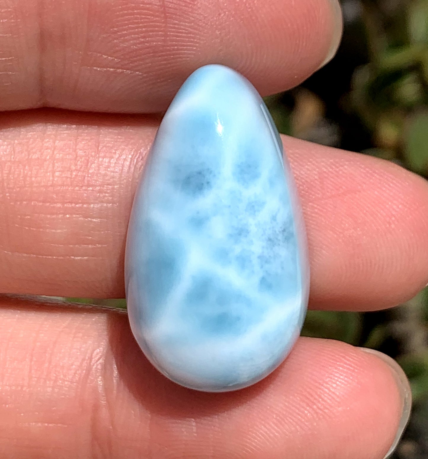 AAA Natural Authentic Dominican Larimar Pendant,Gems Jewelry,Gems Pendant,Crystal Pendant,ET458