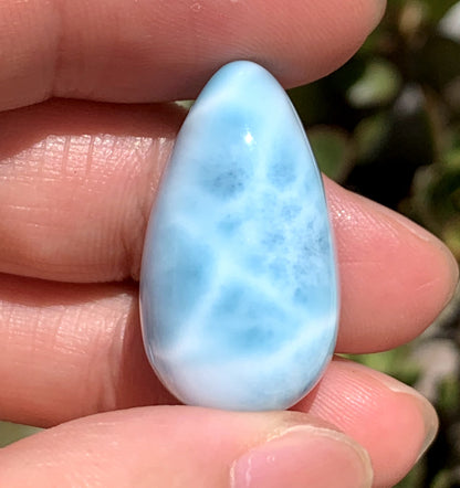 AAA Natural Authentic Dominican Larimar Pendant,Gems Jewelry,Gems Pendant,Crystal Pendant,ET458