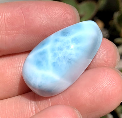 AAA Natural Authentic Dominican Larimar Pendant,Gems Jewelry,Gems Pendant,Crystal Pendant,ET458