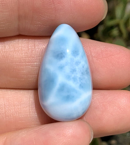 AAA Natural Authentic Dominican Larimar Pendant,Gems Jewelry,Gems Pendant,Crystal Pendant,ET458