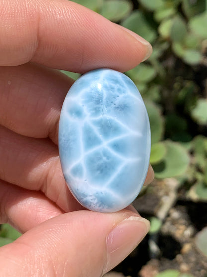 AAA Natural Authentic Dominican Larimar Pendant,Gems Jewelry,Gems Pendant,Crystal Pendant,ET462