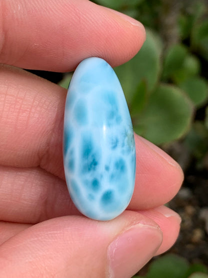 AAA Natural Authentic Dominican Larimar Pendant,Larimar Necklace,Crystal Pendant,Gems Pendant ET470