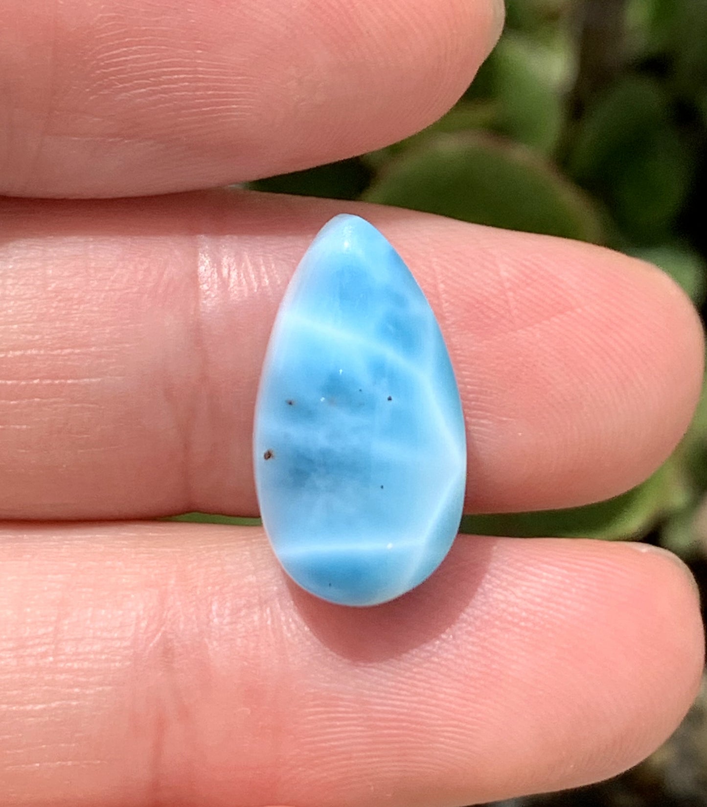 AAA+ Natural Authentic Dominican Larimar Pendant,Gems Jewelry,Gems Pendant,Crystal Pendant,ET478