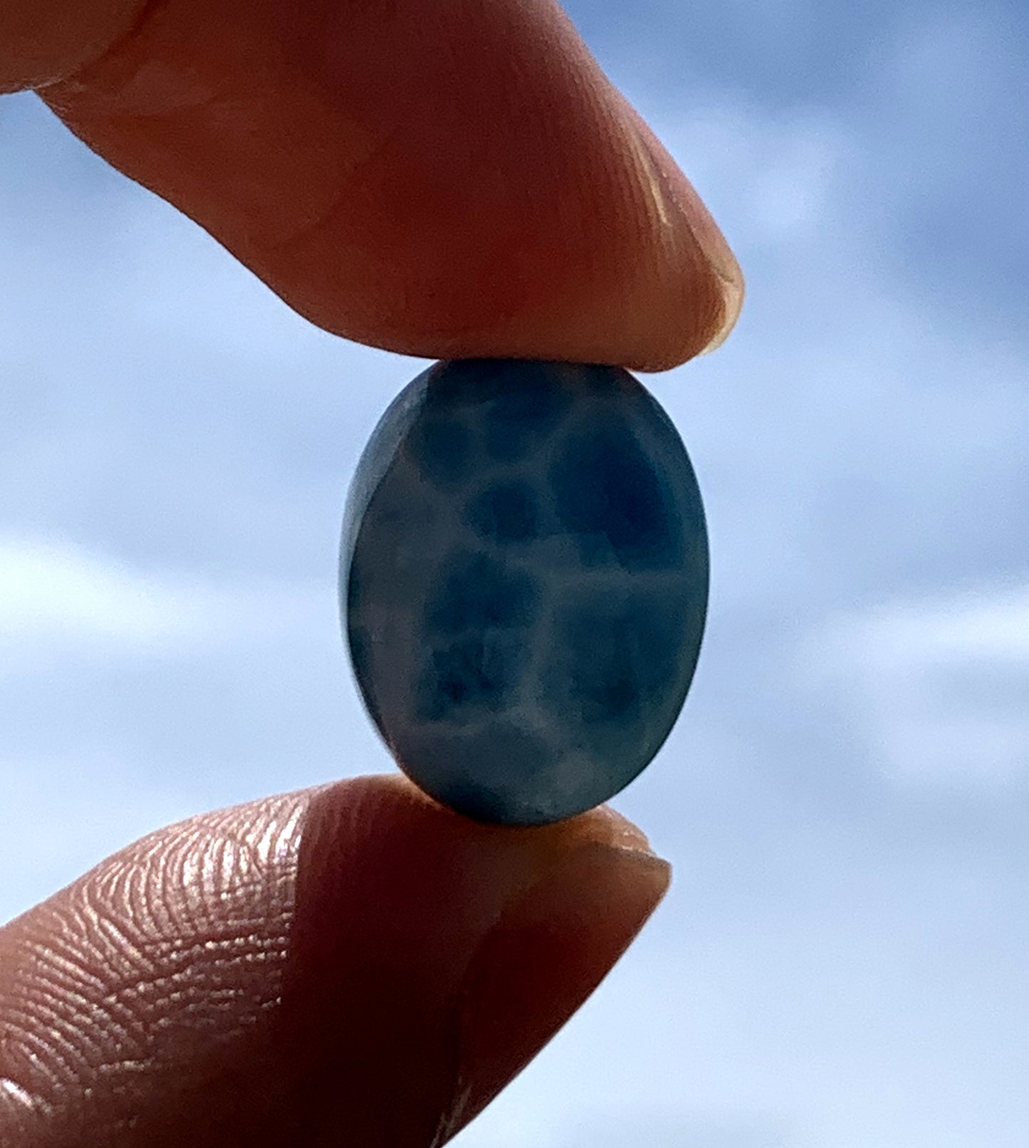 AAA+ Natural Authentic Dominican Larimar Pendant,Gems Jewelry,Gems Pendant,Crystal Pendant,ET477