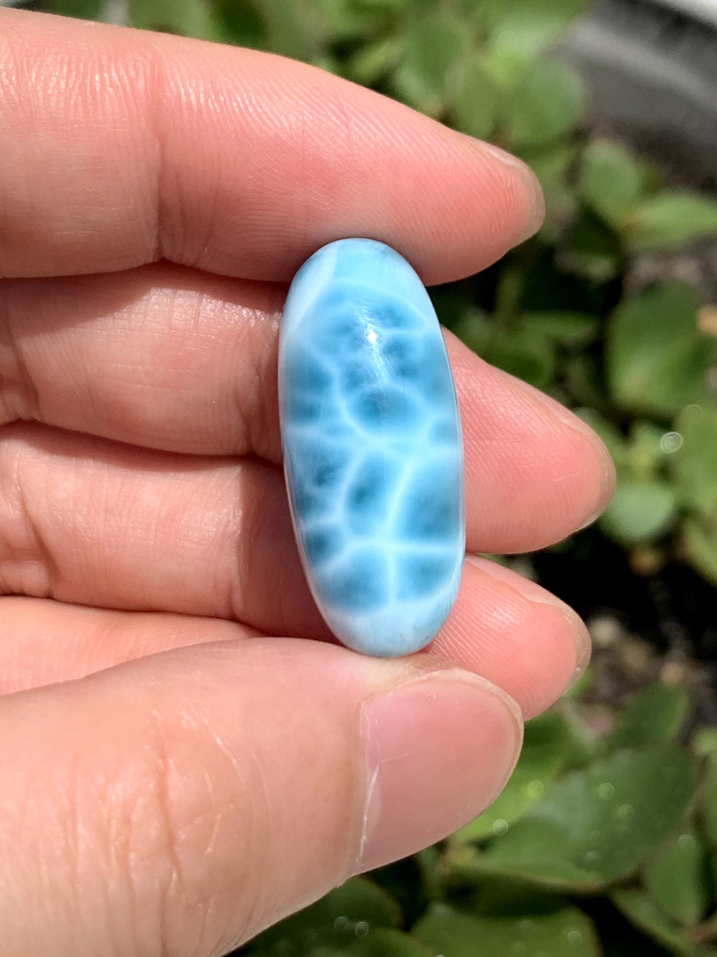 AAAA Natural Authentic Dominican Larimar Pendant,Gems Jewelry,Gems Pendant,Crystal Pendant,ET481