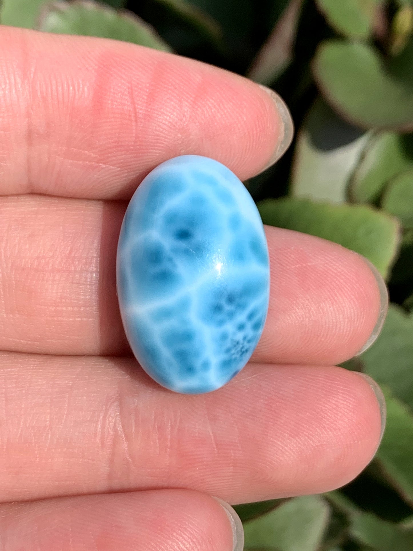 AAAA Natural Authentic Dominican Larimar Pendant,Gems Jewelry,Gems Pendant,Crystal Pendant,ET485