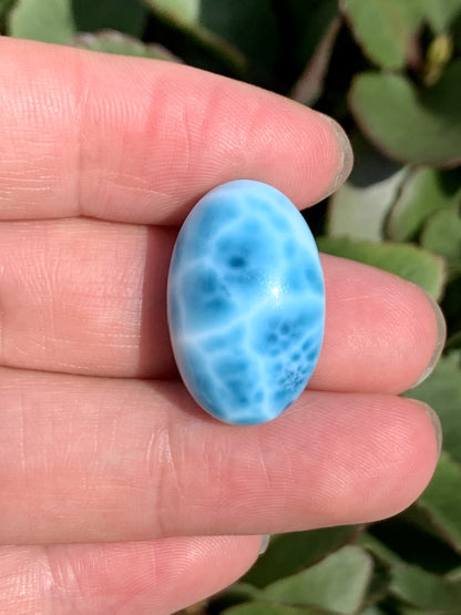 AAAA Natural Authentic Dominican Larimar Pendant,Gems Jewelry,Gems Pendant,Crystal Pendant,ET485