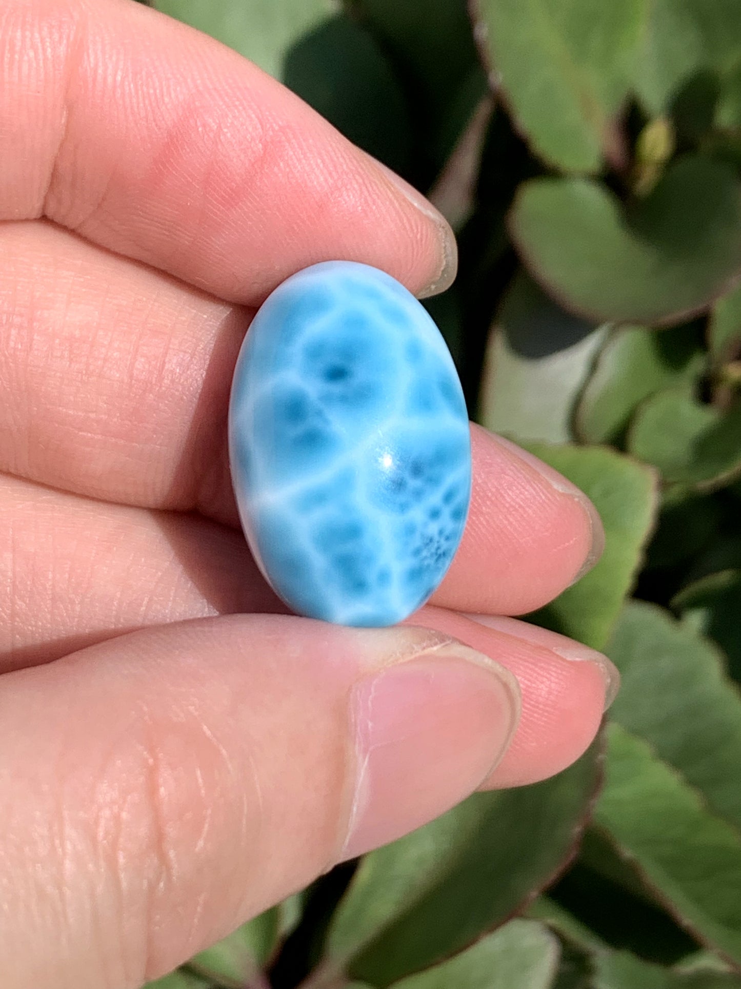 AAAA Natural Authentic Dominican Larimar Pendant,Gems Jewelry,Gems Pendant,Crystal Pendant,ET485