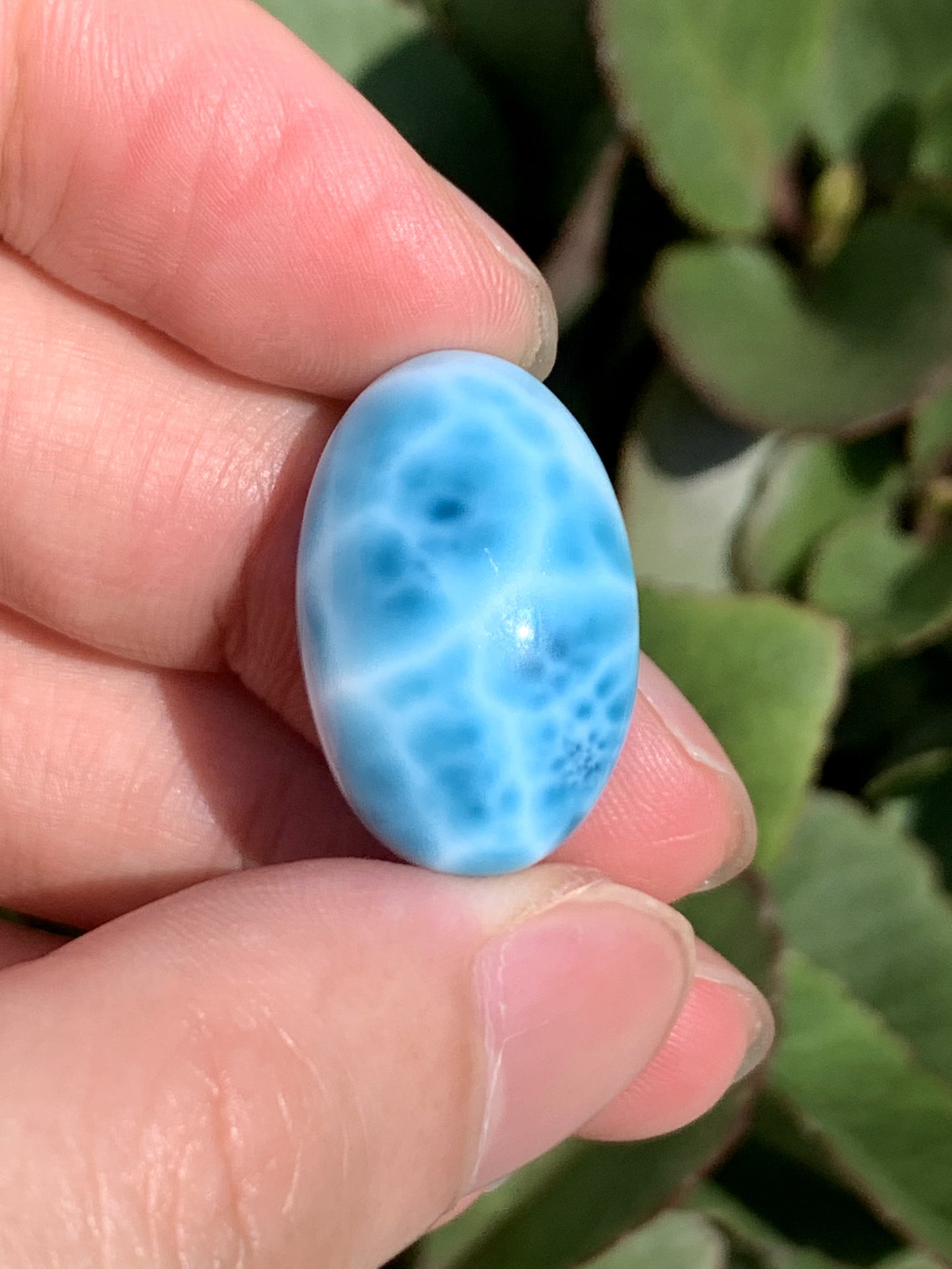 AAAA Natural Authentic Dominican Larimar Pendant,Gems Jewelry,Gems Pendant,Crystal Pendant,ET485