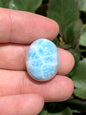 AAA+ Natural Authentic Dominican Larimar Pendant,Larimar Necklace,Crystal Pendant,Gems Pendant ET489