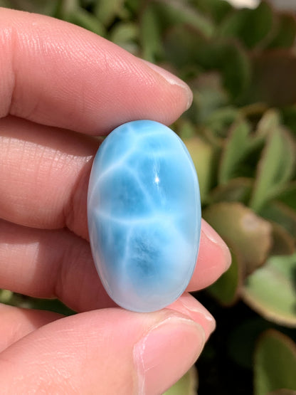 AAA Natural Authentic Dominican Larimar Pendant,Gems Jewelry,Gems Pendant,Crystal Pendant,ET542