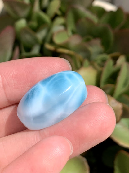 AAA Natural Authentic Dominican Larimar Pendant,Gems Jewelry,Gems Pendant,Crystal Pendant,ET542