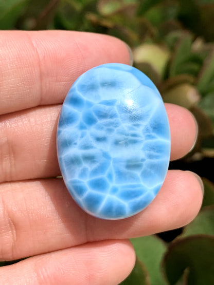 AAA+ Natural Authentic Dominican Larimar Pendant,Gems Jewelry,Gems Pendant,Crystal Pendant,ET552