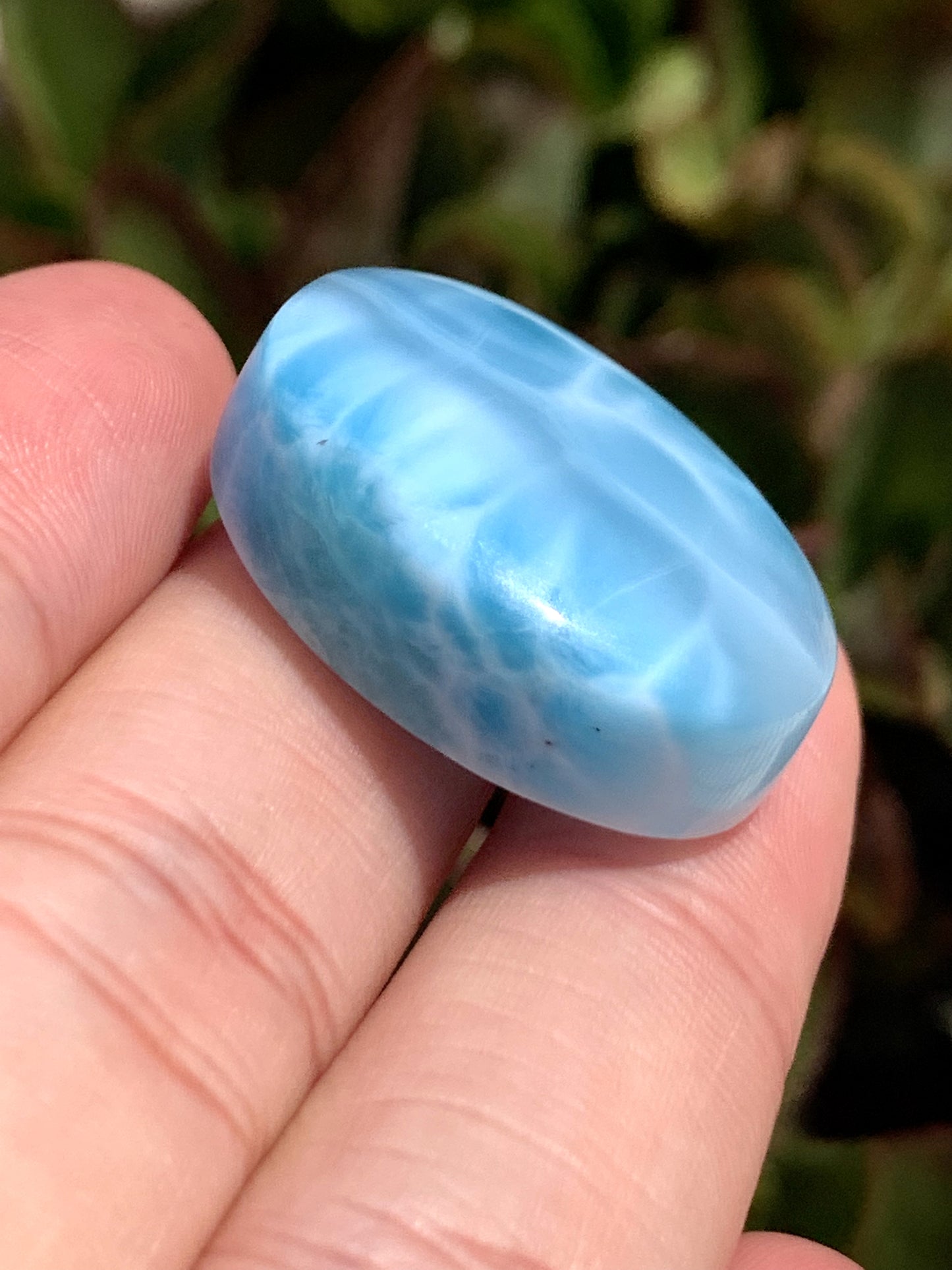 AAAA Natural Authentic Dominican Larimar Pendant,Gems Jewelry,Gems Pendant,Crystal Pendant,ET560