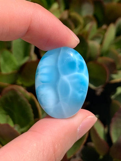 AAAA Natural Authentic Dominican Larimar Pendant,Gems Jewelry,Gems Pendant,Crystal Pendant,ET560