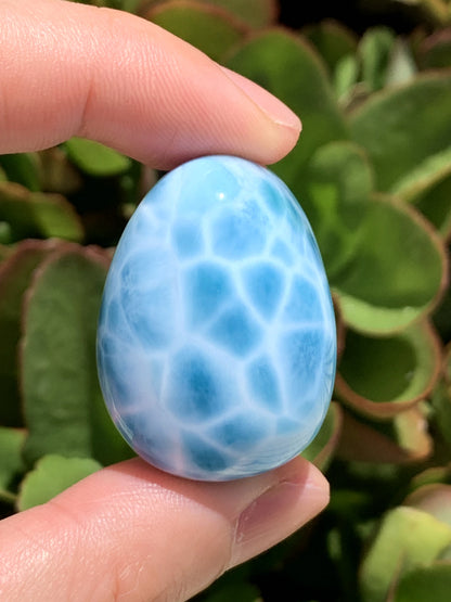 AAAA Natural Authentic Dominican Larimar Pendant,Gems Jewelry,Gems Pendant,Crystal Pendant,ET566