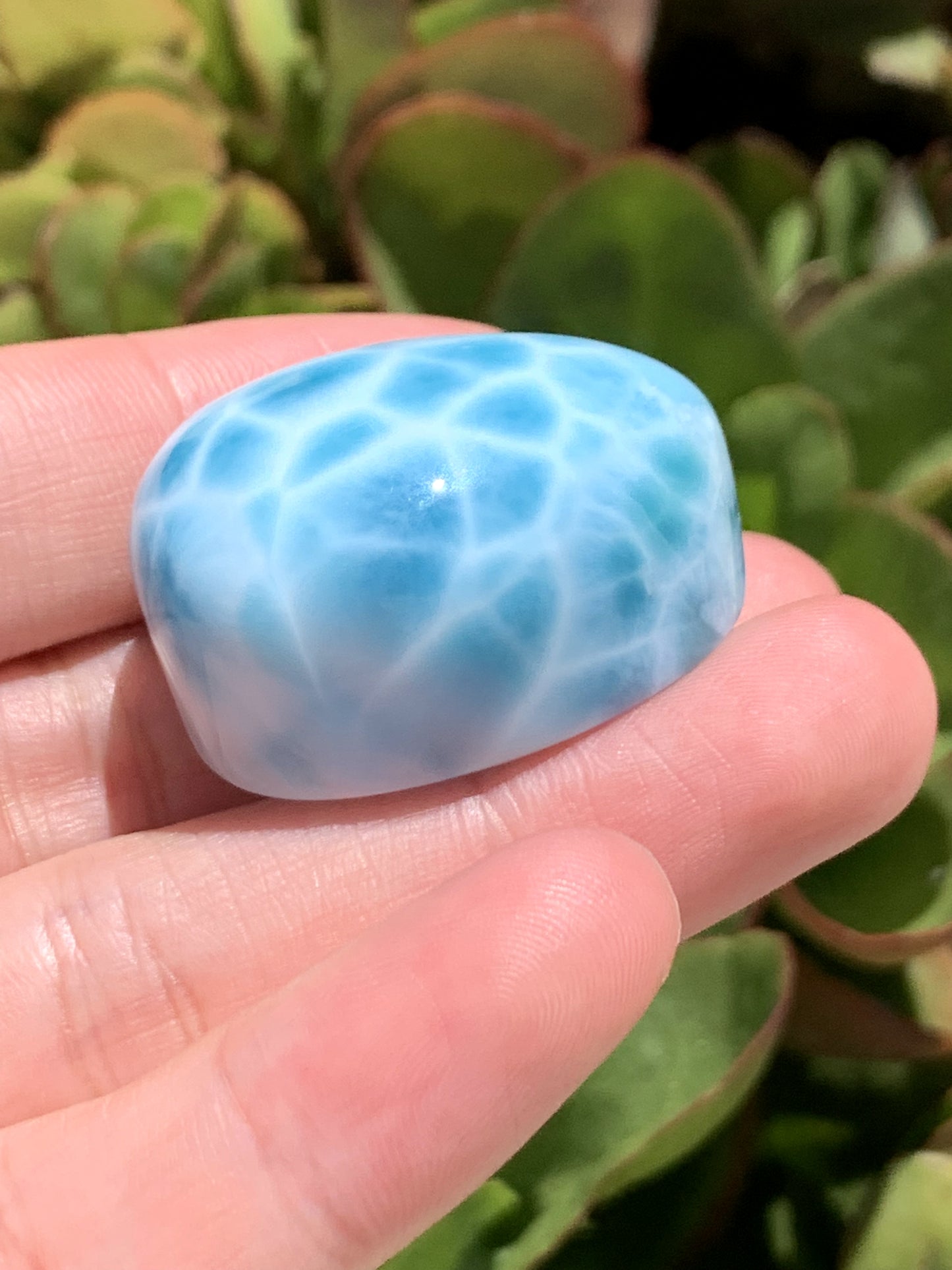 AAAA Natural Authentic Dominican Larimar Pendant,Gems Jewelry,Gems Pendant,Crystal Pendant,ET566