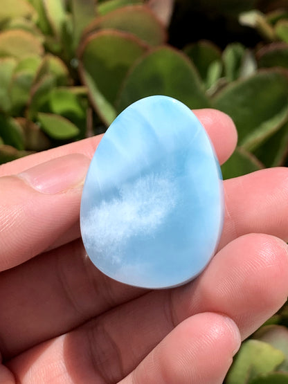 AAAA Natural Authentic Dominican Larimar Pendant,Gems Jewelry,Gems Pendant,Crystal Pendant,ET566