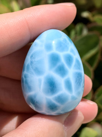 AAAA Natural Authentic Dominican Larimar Pendant,Gems Jewelry,Gems Pendant,Crystal Pendant,ET566