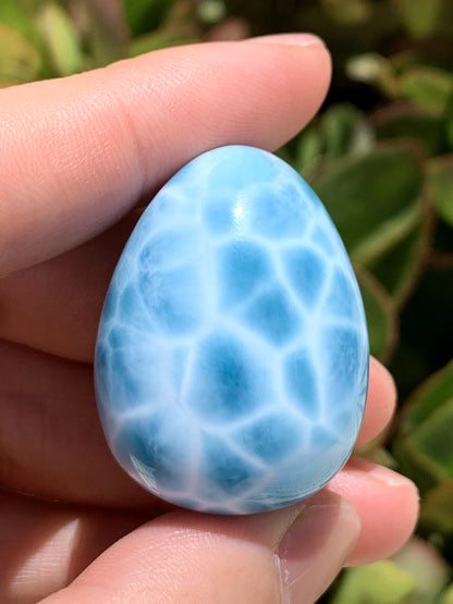 AAAA Natural Authentic Dominican Larimar Pendant,Gems Jewelry,Gems Pendant,Crystal Pendant,ET566