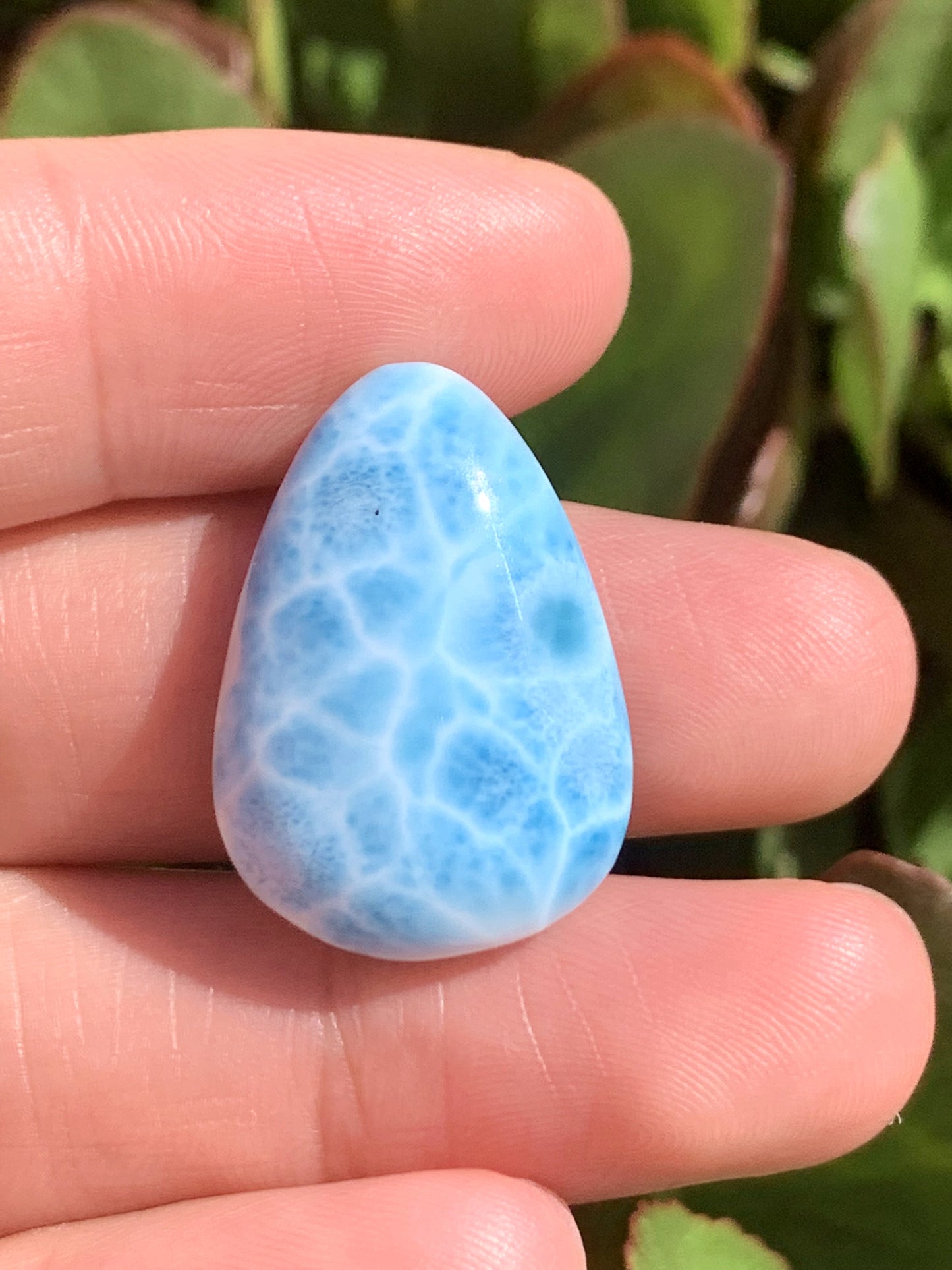 AAA Natural Authentic Dominican Larimar Pendant,Gems Jewelry,Gems Pendant,Crystal Pendant,ET586