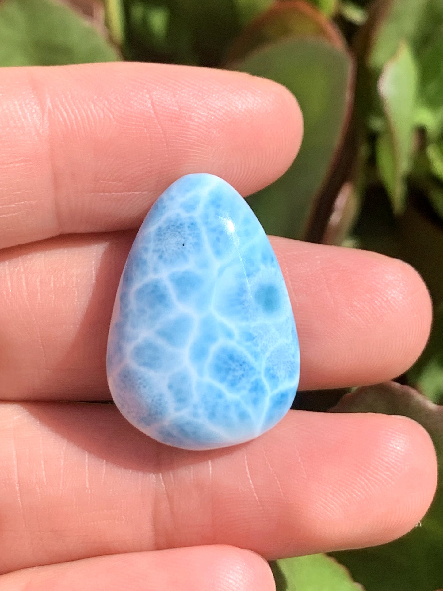 AAA Natural Authentic Dominican Larimar Pendant,Gems Jewelry,Gems Pendant,Crystal Pendant,ET586