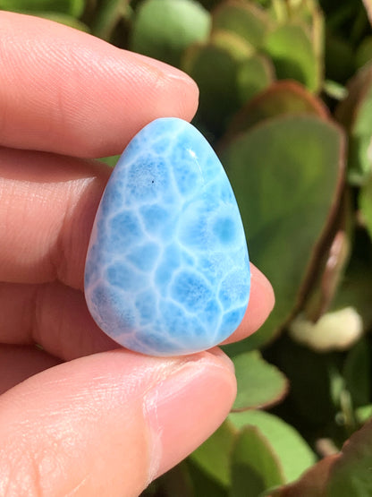 AAA Natural Authentic Dominican Larimar Pendant,Gems Jewelry,Gems Pendant,Crystal Pendant,ET586