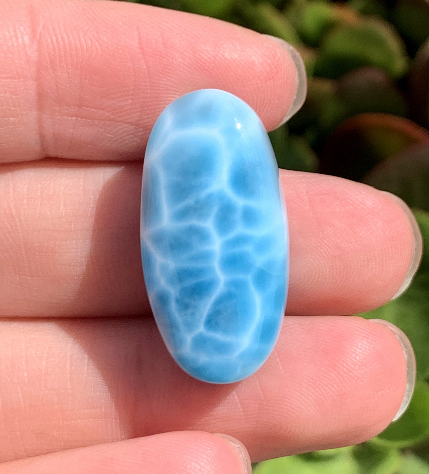 AAAA Natural Authentic Dominican Larimar Pendant,Gems Jewelry,Gems Pendant,Crystal Pendant,ET593