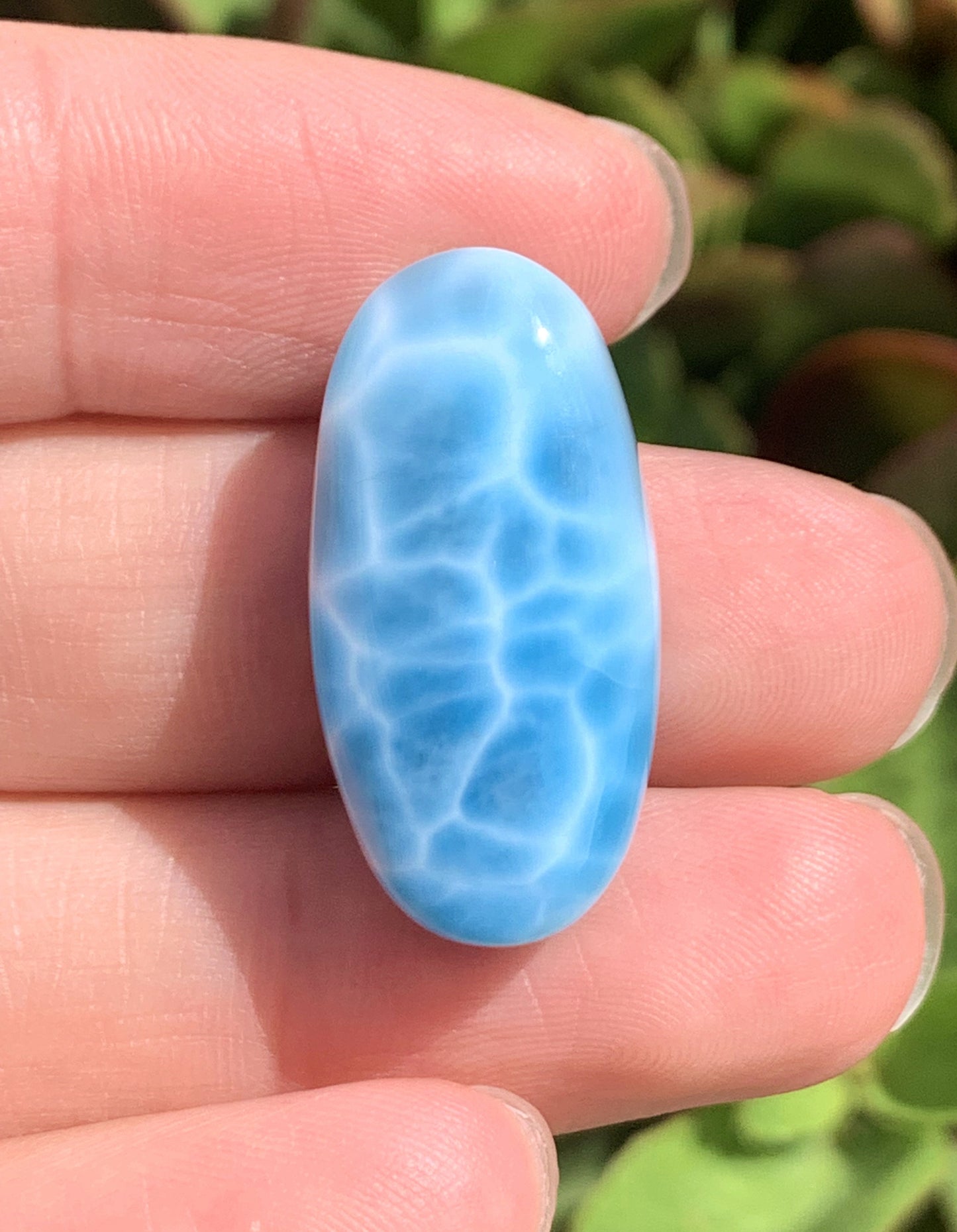 AAAA Natural Authentic Dominican Larimar Pendant,Gems Jewelry,Gems Pendant,Crystal Pendant,ET593