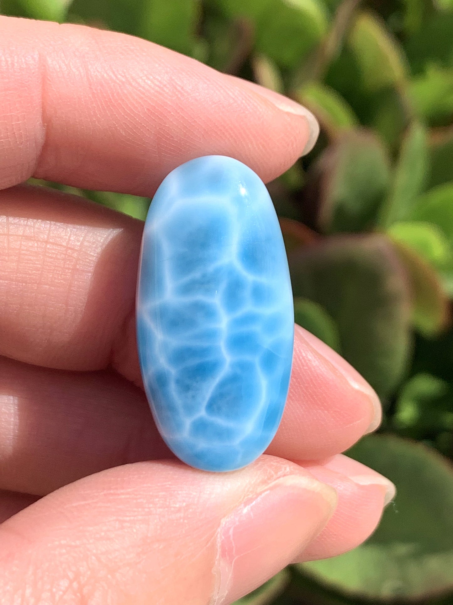 AAAA Natural Authentic Dominican Larimar Pendant,Gems Jewelry,Gems Pendant,Crystal Pendant,ET593