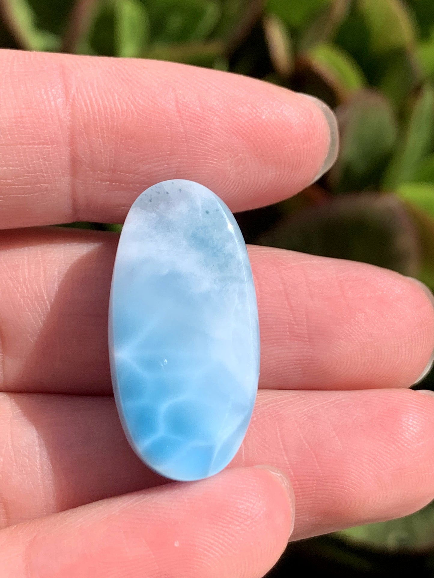 AAAA Natural Authentic Dominican Larimar Pendant,Gems Jewelry,Gems Pendant,Crystal Pendant,ET593