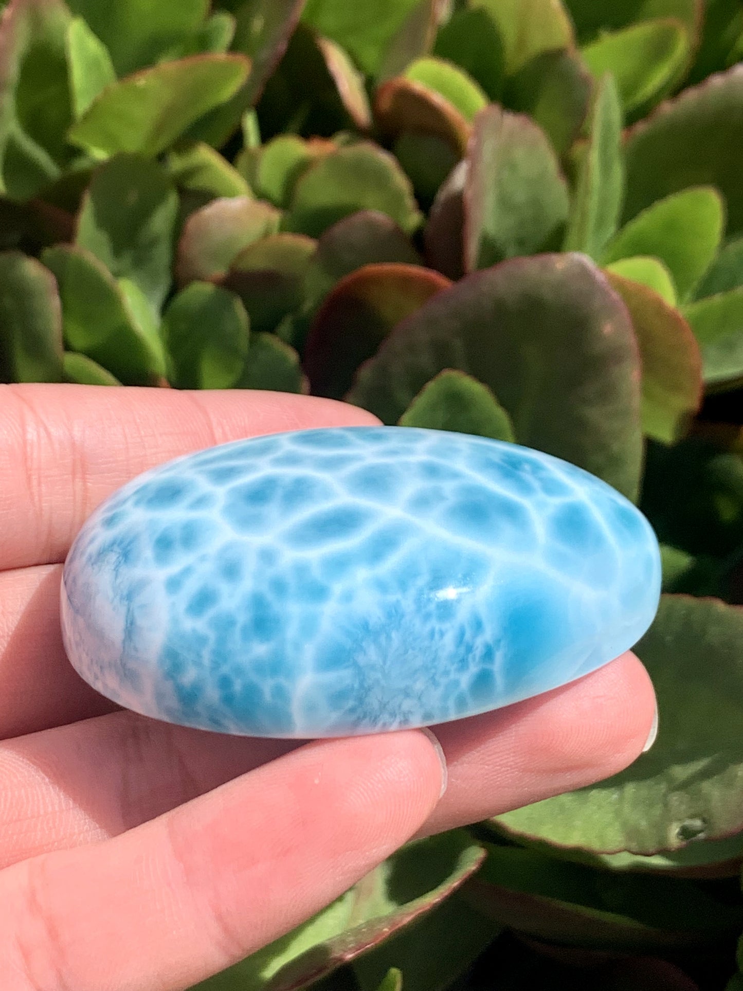 AAA Natural Authentic Dominican Larimar Pendant,Gems Jewelry,Gems Pendant,Crystal Pendant,ET600