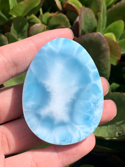 AAA Natural Authentic Dominican Larimar Pendant,Gems Jewelry,Gems Pendant,Crystal Pendant,ET600