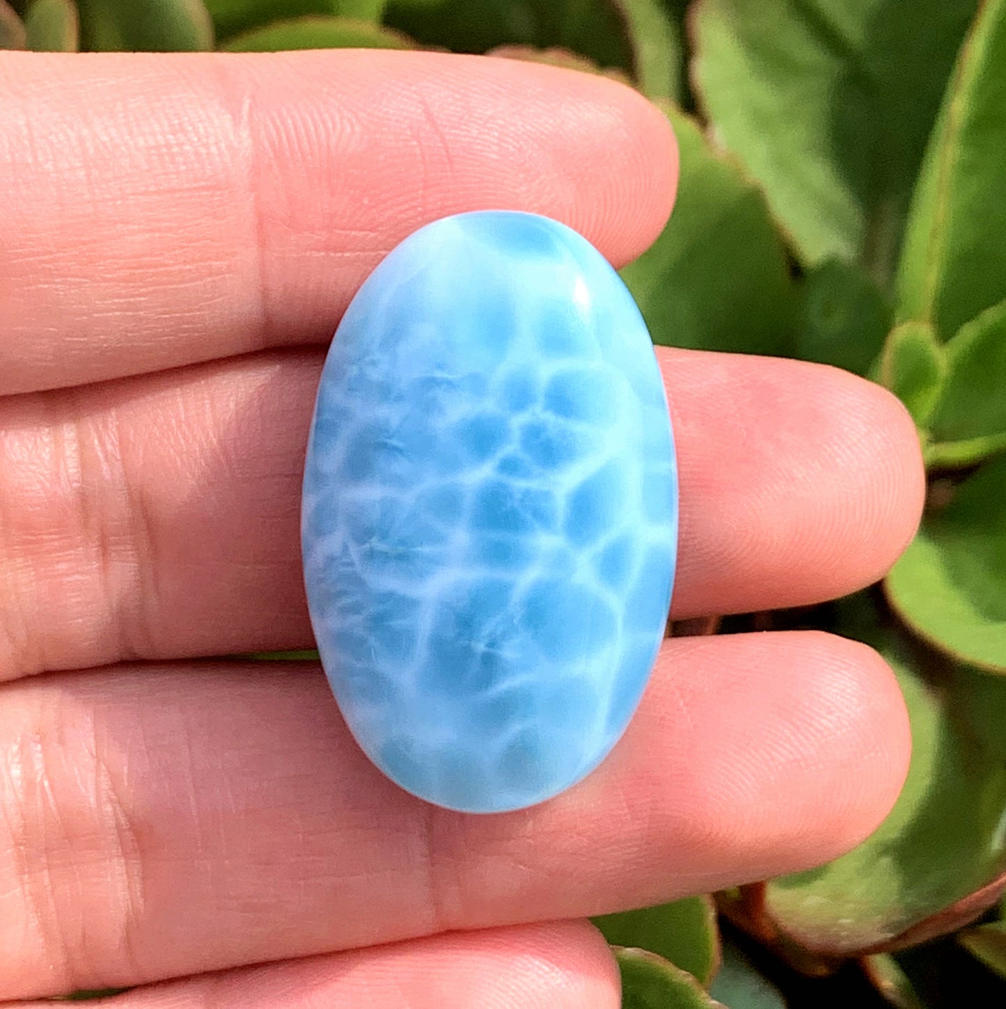 AAAA Natural Authentic Dominican Larimar Pendant,Gems Jewelry,Gems Pendant,Crystal Pendant,ET616